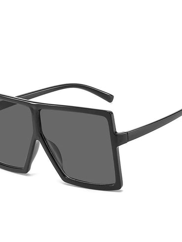 Black Oversized Square Shades